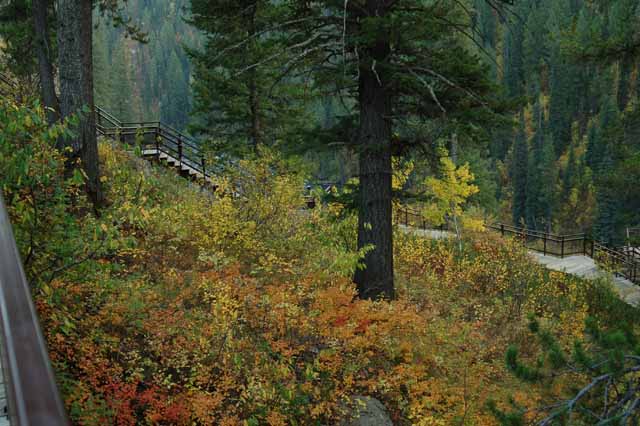 The Upper Mesa Falls grounds
